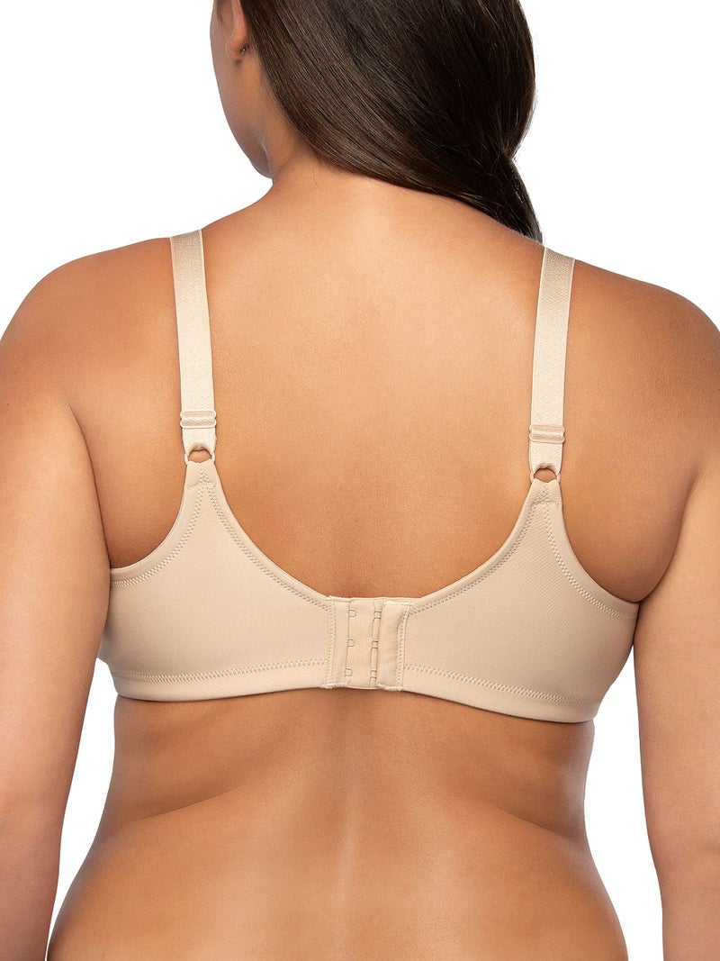 Vanity Fair womens Full Figure Beauty Back Smoothing Bra, Wirefree - Beige, 44C US - Image 3
